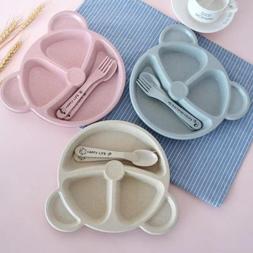 Baby Food Menu - Juego de tenedor cuchara y cuenco