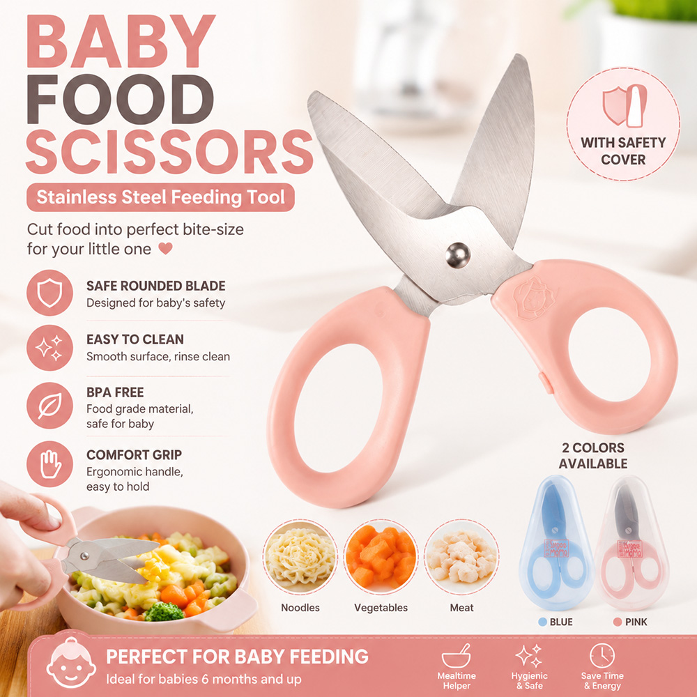 Tijeras para Alimentos de Bebé - Baby Food Scissors reseña y precio