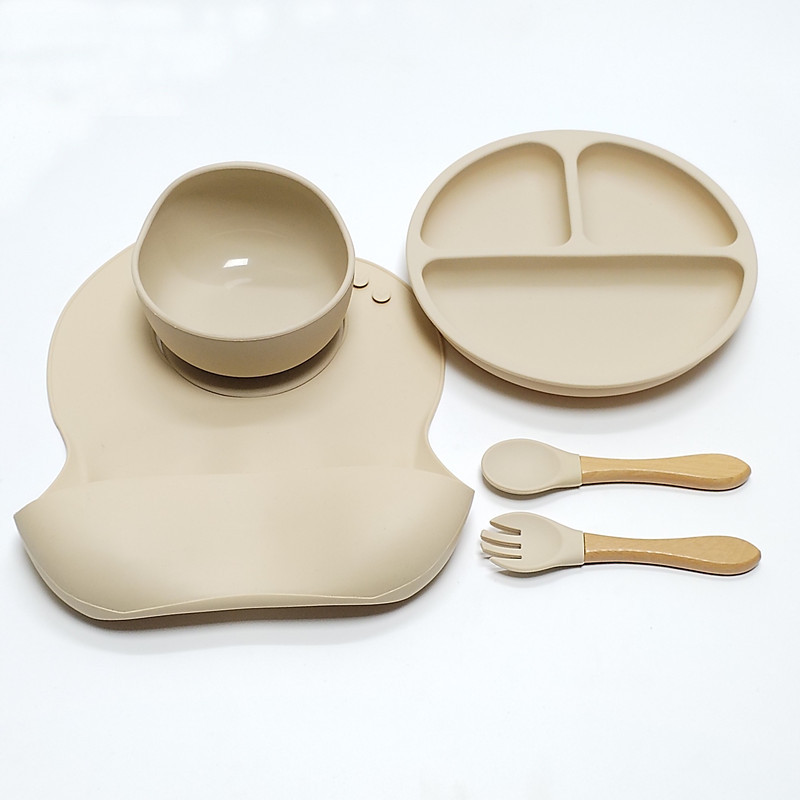 Juego de 5 platos de silicona  - Baby Food Menu reseña y precio